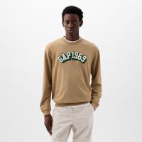 Bluza GAP Logo Crewneck Sweatshirt Perfect Khaki XL