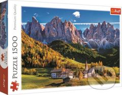 Údolí Val di Funes, Dolomity - puzzle z kategorie Přírodní scenérie