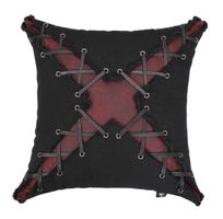Kissen DEVIL FASHION - Punk Black and Red