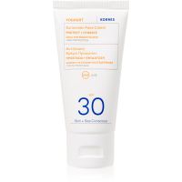 Korres Yoghurt Sunscreen opaľovací krém na tvár s vysokou UV ochranou SPF 30 50 ml