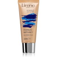 Lirene Nature Matte podkład matujący we fluidzie dla długotrwałego efektu odcień 14 Caramel 30 ml