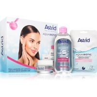 Astrid Aqua Biotic Tripack подаръчен комплект за перфектна кожа 3 бр.