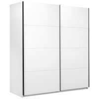 P & B SKRIŇA S POSUVNÝMI DVERAMI, biela, 200/211,5/61,5 cm