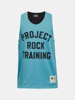 Under Armour Project Rock Rvrsbl Mesh Top TG Tanktop für Kinder Blau