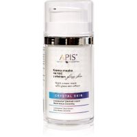 Apis Natural Cosmetics Crystal Skin krem-maska na noc do rozjaśnienia i nawilżenia 50 ml