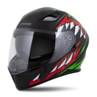 Moto přilba Cassida Orbit StriX červená/zelená/šedá/bílá/černá XS (53-54)
