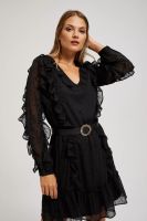 Marisse Dress With Ruffles