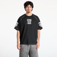 T-shirt PLEASURES Pollution Boxy Raglan Black M