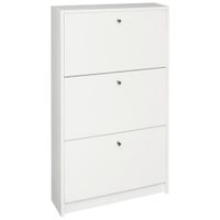 Xora VÝKLOPNÁ SKRINKA NA TOPÁNKY, biela, 60/104/16 cm