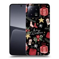 Silikónový čierny obal pre Xiaomi 13 - Christmas