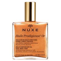 Nuxe Huile Podigieuse® OR Multifunkční třpytivý suchý olej multifunkční třpytivý suchý olej na pleť, tělo a vlasy 100 ml