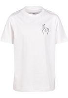 Children's T-shirt Easy Sign, white