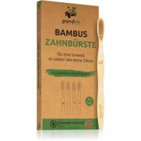 Pandoo Bamboo Toothbrush četkica za zube od bambusa Medium Soft 4 kom