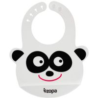 Zopa Silicone Bib лигавник Panda 1 бр.