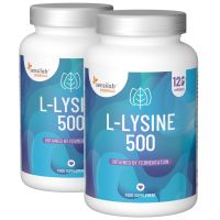 Essentials L-Lysin 500 hochdosiert – vegan, 240 Kapseln