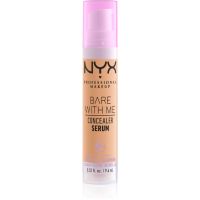 NYX Professional Makeup Bare With Me Concealer Serum vlažilni korektor 2 v 1 odtenek 5.5 Medium Golden 9,6 ml