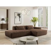 Livetastic ROHOVÁ SEDAČKA, plast, textil, kompozitné drevo, hnedá