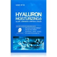 Some By Mi Glow Luminous Hyaluron Moisturizing хидратираща платнена маска с хиалуронова киселина 25 гр.