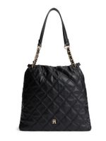 TOMMY HILFIGER Shopper torba 'TH Monogram Quilted Tote'  crna