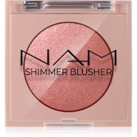 NAM Shimmer Blusher langanhaltendes Rouge Farbton 2 Peach Ice Tea 4 g