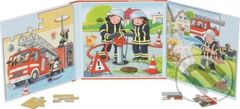 Magnetická puzzle - kniha Hasičský sbor - puzzle z kategorie Maxi dílky