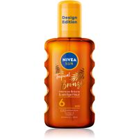 NIVEA SUN Tropical Bronze olej v spreji na opaľovanie SPF 6 200 ml