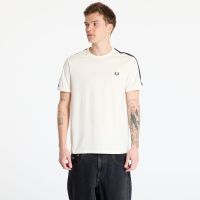 Μπλουζάκι FRED PERRY Contrast Tape Ringer T-Shirt Ecru XL