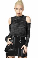 koszulka damskie - Punkster Cold Shoulder - KILLSTAR - KSRA007641 XS