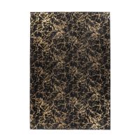 PLOCHO TKANÝ KOBEREC, 80/150 cm, čierna, zlatá