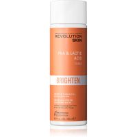 Revolution Skincare Brighten PHA & Lactic Acid нежен ексфолиращ тоник за суха и чувствителна кожа 200 мл.