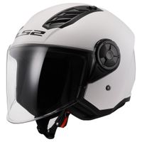 Moto přilba LS2 OF616 Airflow II Solid Gloss White S (55-56)