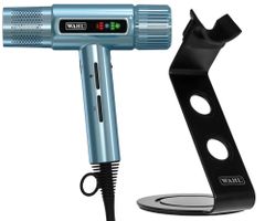 Profesionálny fén na vlasy Wahl Vanquish 4321-0472 LD190X - 1600 W, Cool Blue + stojan Wahl zadarmo + darček zadarmo