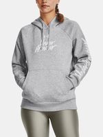 Under Armour UA Rival Fleece Graphic Hdy Majica dugih rukava siva