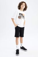 DEFACTO Boy Regular Fit Pique Shorts