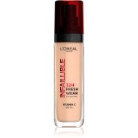 L’Oréal Paris Infaillible 32H Fresh Wear tartós folyékony alapozó árnyalat 110 Rose Vanilla 30 ml