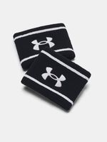 Under Armour Striped Performance Terry WB Wristbands crna