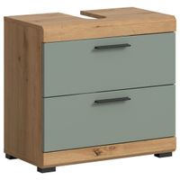 MID.YOU SKRINKA POD UMÝVADLO, šalviovozelená, 60/56/37 cm