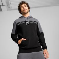 Puma Around The Block Hoodie Herren | Mit Color Blocking | Cool Dark Gray | Größe: 3XL
