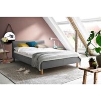 Livetastic ČALÚNENÁ POSTEĽ, 120/200 cm svetlosivá