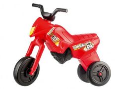 Odrážadlo Enduro Yupee červené veľké plášť výška sedadla 31cm nosnosť do 25kg 12m +