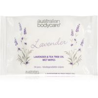 Australian Bodycare Tea Tree Oil & Lavender Feuchttücher Für Gesicht und Körper 24 St.