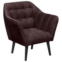 MID.YOU KOKTAILOVÉ KRESLO, textil, kompozitné drevo, baklažánová