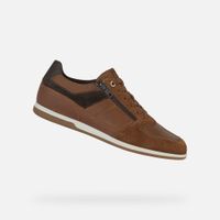 Brown men's sneakers Geox Renan - Men's