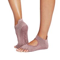 Toesox Félujjas Bellarina Grip Csúszásgátló Zokni (Rózsaszín) Méret: S 36-38