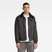 G-STAR Jacket - Famous brushed hb r o dark grey