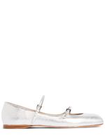 5mm Circus Metallic Leather Ballerinas