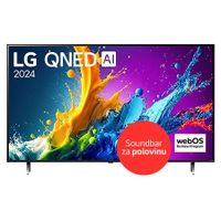 65"-LG QNED AI- QNED80- 4K Smart TV- webOS24