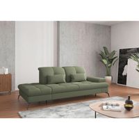 Sit & More LEŇOŠKA, textil, olivovozelená