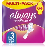 Always Platinum Day & Night санитарни кърпи 64 бр.