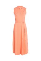 Tommy Hilfiger Dress - FIT &amp; FLARE MIDI POLO DRESS NS orange